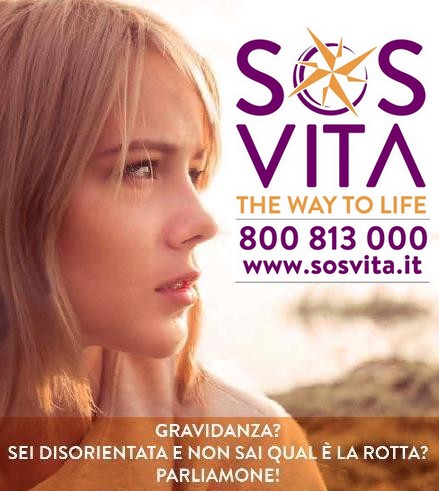 Sos vita 800813000 www.sosvita.it
